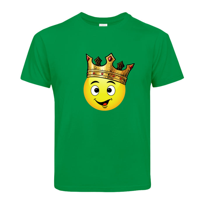 Smiley König  Kinder T-Shirt