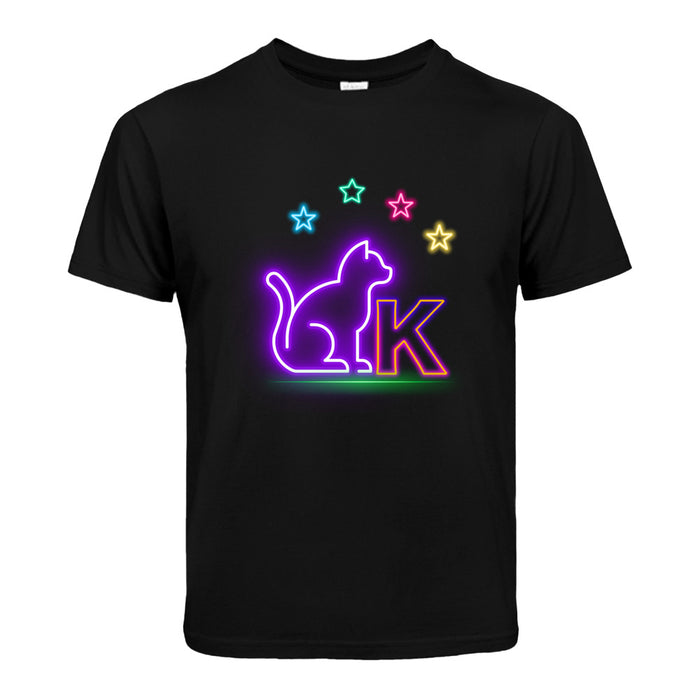 Kinder T-Shirt mit ein  Katzen Motiv Design