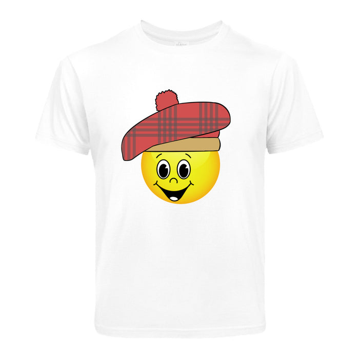 Smiley karierte Cape Kinder T-Shirt