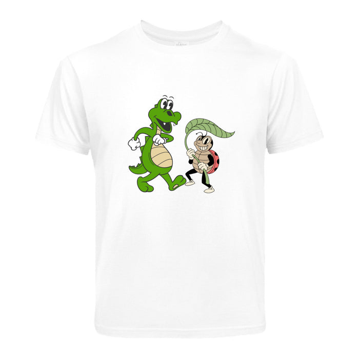 Krokodil und Marienkäfer Kinder  T-Shirt