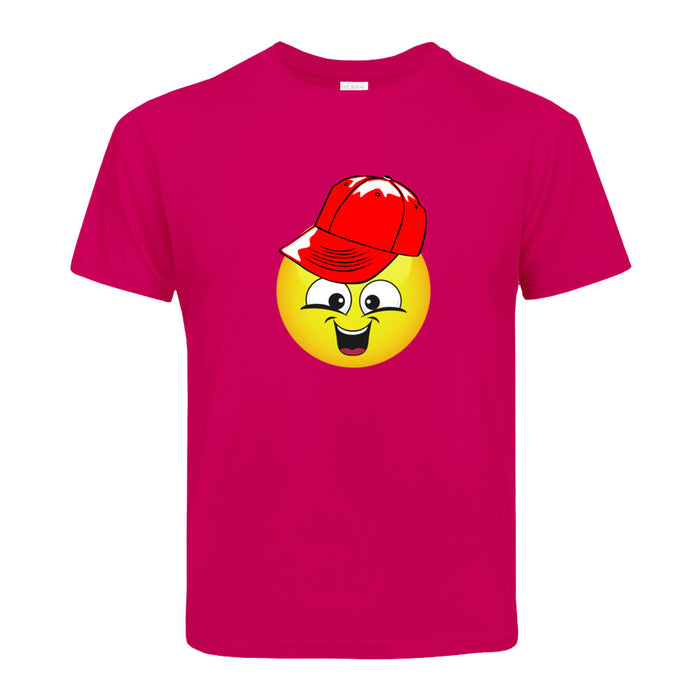 Smiley mit rote Cape   Kinder T-Shirt