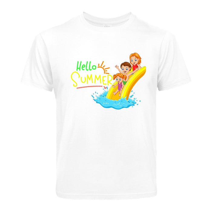 Kinder T-Shirt mit ein Urlaub Motiv Design