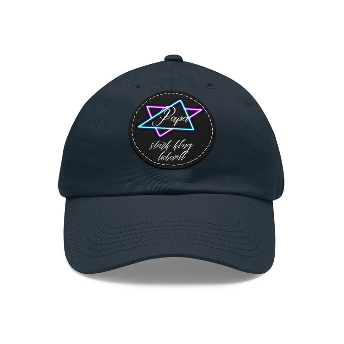 Dad Hat mit Lederpatch (Rechteck)