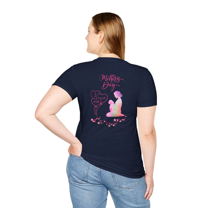 Unisex Softstyle T-Shirt mit ein Mama Motiv Design