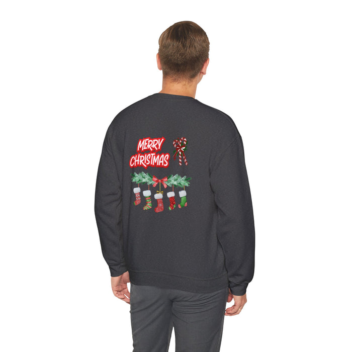 Heavy Blend™ Sweatshirt mit Rundhalsausschnitt, Unisex mit ein Weihnacht Motiv