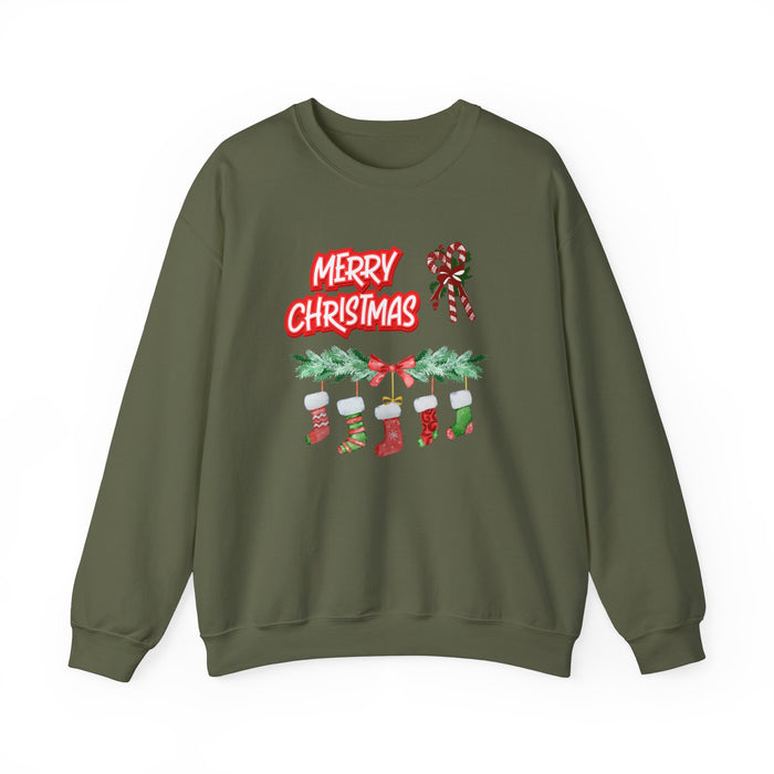 Heavy Blend™ Sweatshirt mit Rundhalsausschnitt, Unisex mit ein Weihnacht Motiv