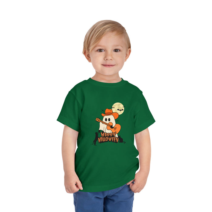 Kurzarm-T-Shirt für Kleinkinder mit ein Halloween  Motiv Design