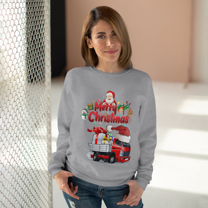 Unisex-Sweatshirt mit Rundhalsausschnitt (EU)mit ein Weihnacht Motiv Design