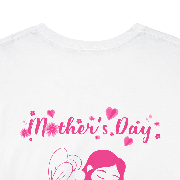 Unisex-T-Shirt aus schwerer Baumwolle mit ein Mama Motiv Design