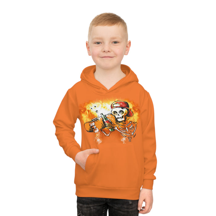 Kinder-Kapuzenpullover (AOP)  mit ein cooles Motiv