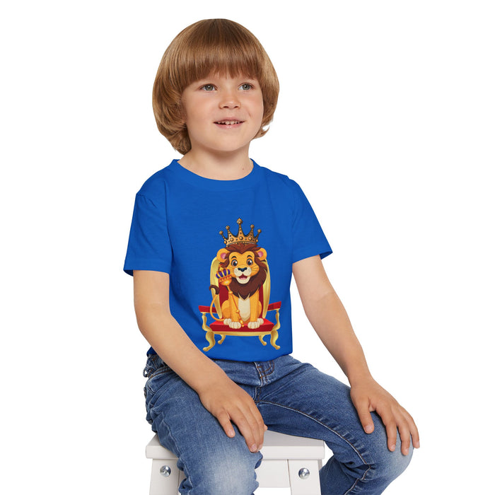 Heavy Cotton™ Kleinkinder-T-Shirt mit  ein Löwen Motiv