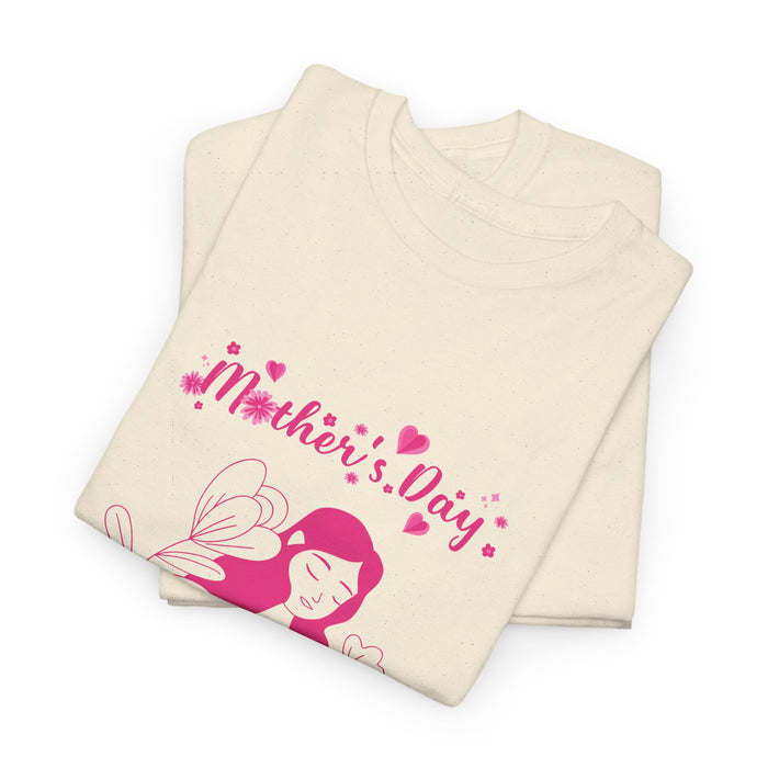 Unisex-T-Shirt aus schwerer Baumwolle mit ein Mama Motiv Design