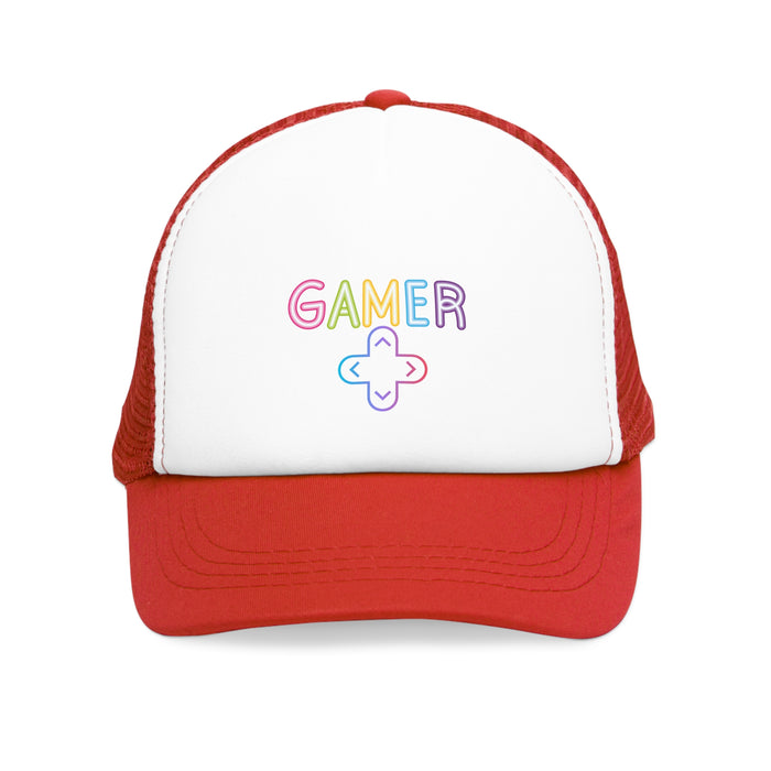 Mesh-Kappe mit ein  Gamer Motiv Design