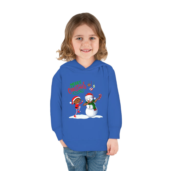 Fleece-Kapuzenpullover für Kleinkinder mit ein Weihnacht Motiv