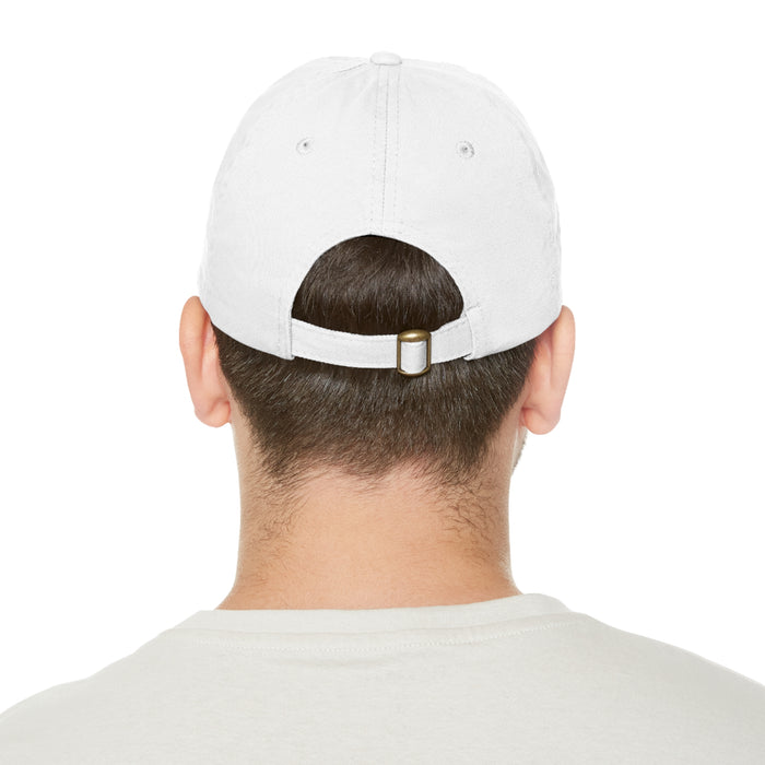 Dad Hat mit Lederpatch (Rechteck)