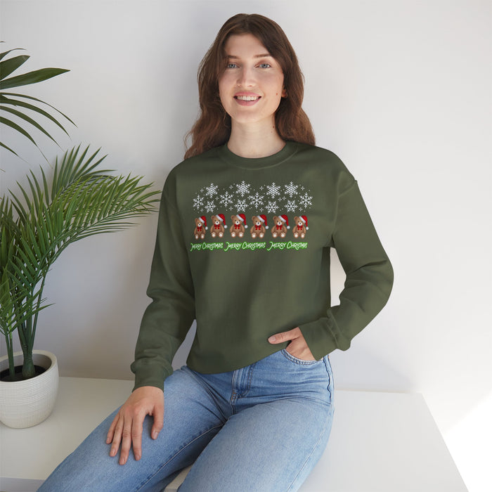 Heavy Blend™ Sweatshirt mit Rundhalsausschnitt, Unisex mit ein Weihnacht Motiv