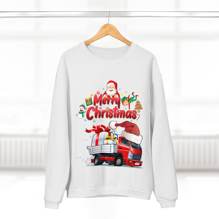 Unisex-Sweatshirt mit Rundhalsausschnitt (EU)mit ein Weihnacht Motiv Design