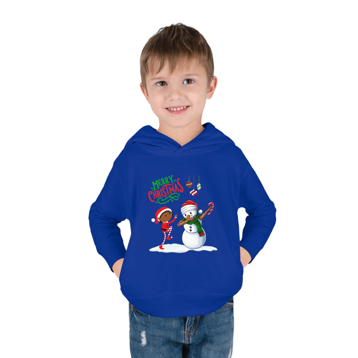 Fleece-Kapuzenpullover für Kleinkinder mit ein Weihnacht Motiv