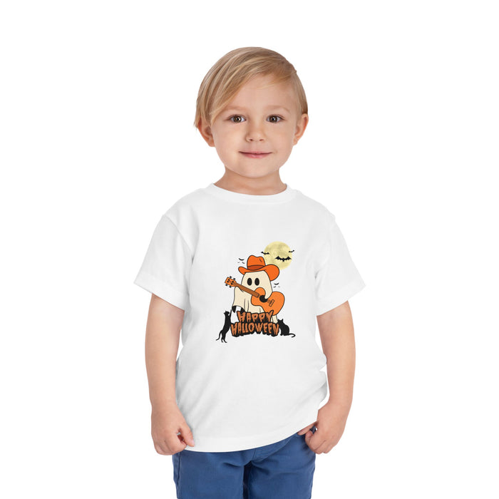 Kurzarm-T-Shirt für Kleinkinder mit ein Halloween  Motiv Design