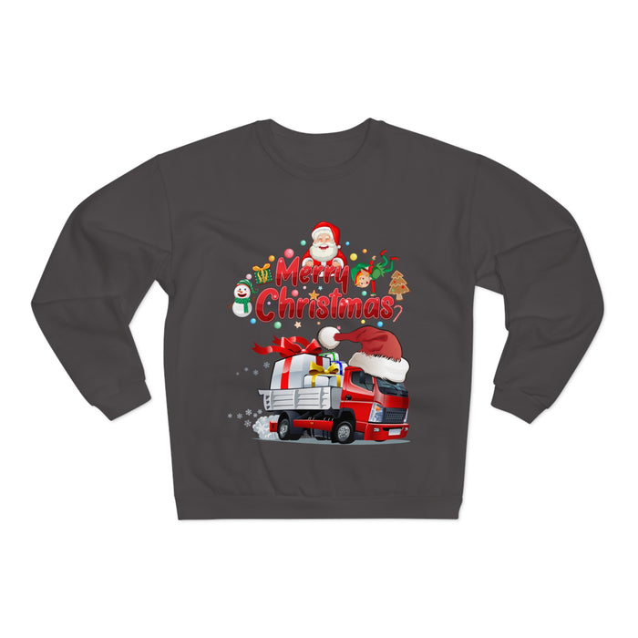 Unisex-Sweatshirt mit Rundhalsausschnitt (EU)mit ein Weihnacht Motiv Design