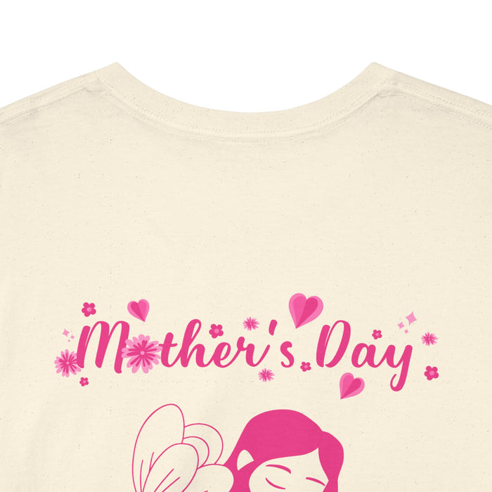 Unisex-T-Shirt aus schwerer Baumwolle mit ein Mama Motiv Design