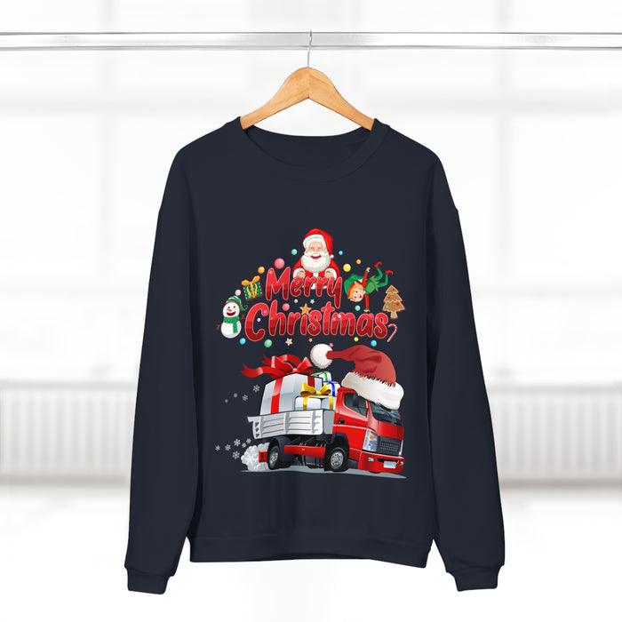 Unisex-Sweatshirt mit Rundhalsausschnitt (EU)mit ein Weihnacht Motiv Design