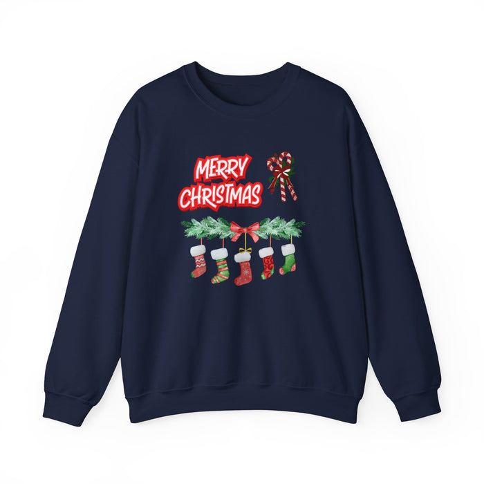 Heavy Blend™ Sweatshirt mit Rundhalsausschnitt, Unisex mit ein Weihnacht Motiv