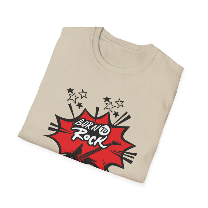 Unisex Softstyle T-Shirt mit ein Rock Motiv Design