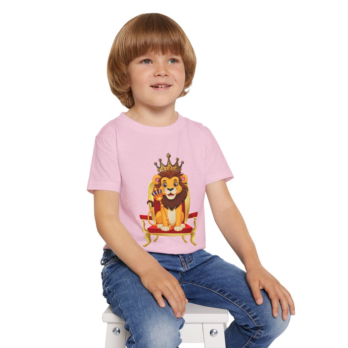 Heavy Cotton™ Kleinkinder-T-Shirt mit  ein Löwen Motiv