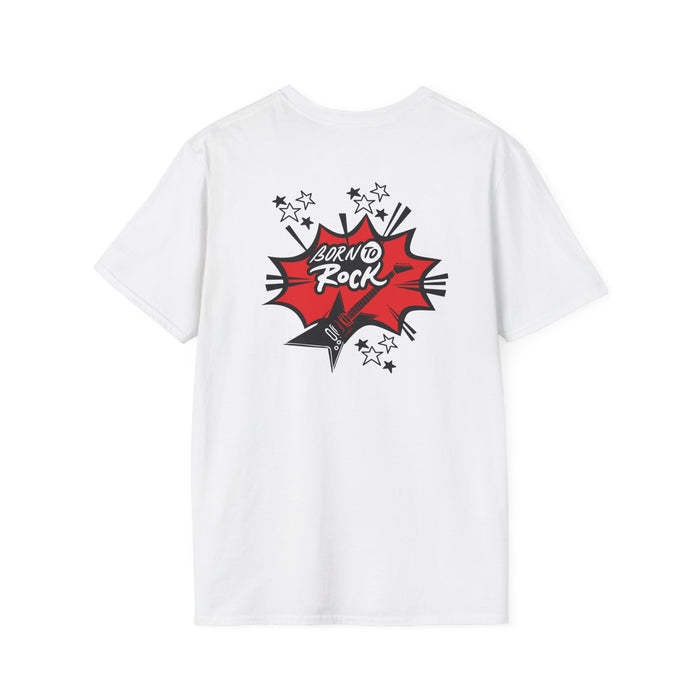 Unisex Softstyle T-Shirt mit ein Rock Motiv Design