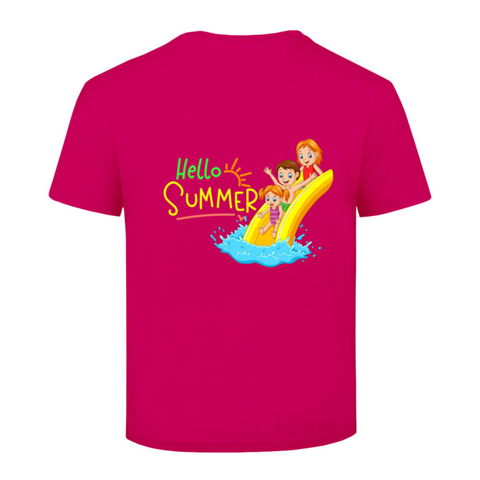 Kinder T-Shirt mit ein Urlaub Motiv Design