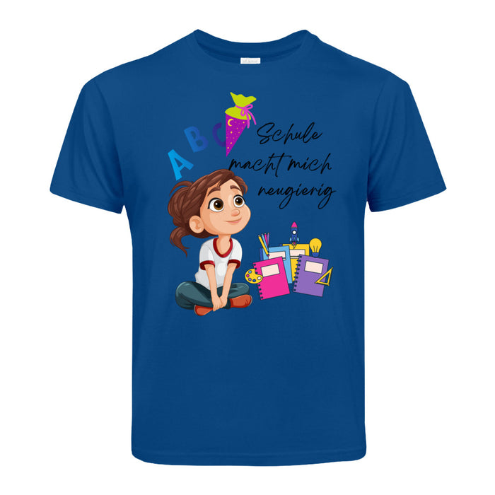 T-Shirt mit ein Einschulung Motiv Design