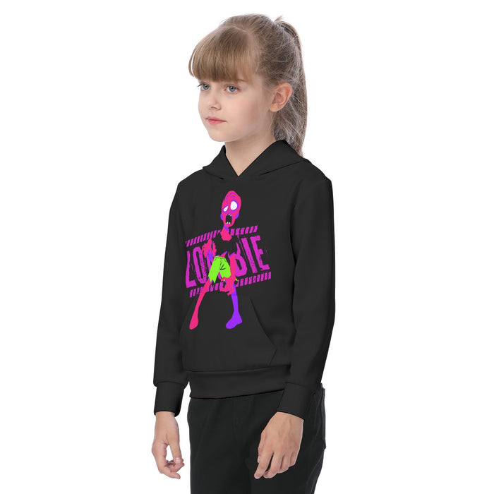 Übergroßer Hoodie für Kinder mit Allover-Print