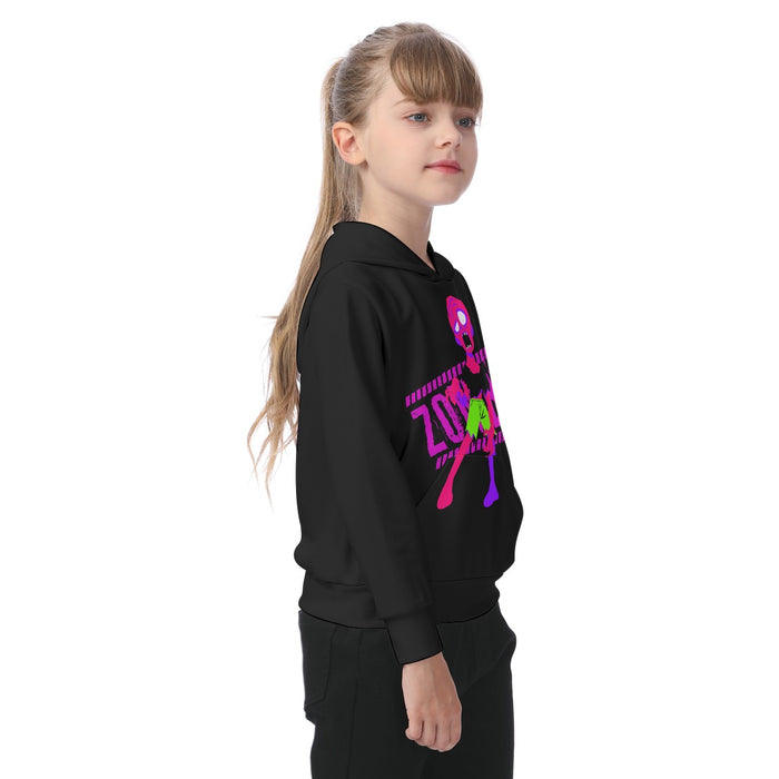 Übergroßer Hoodie für Kinder mit Allover-Print