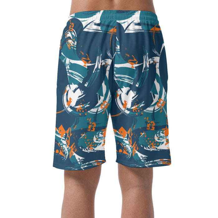 Lässige Shorts für Herren mit Allover-Print