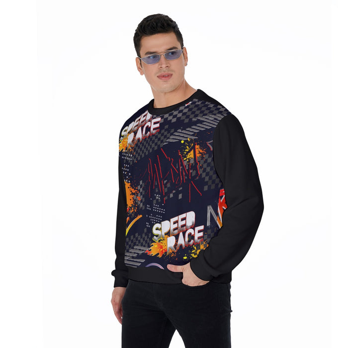 Pullover für Herren mit Allover-Print