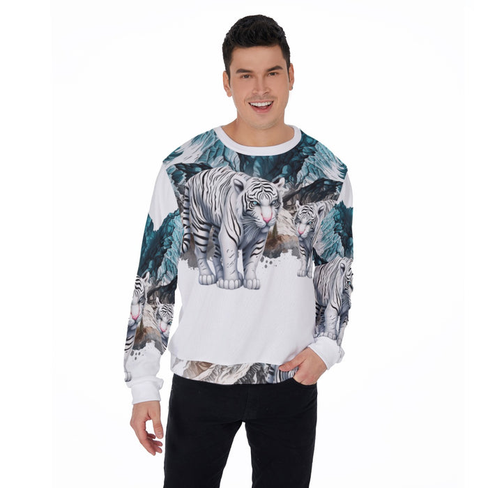 Pullover für Herren mit Allover-Print