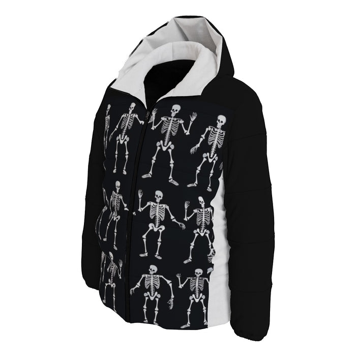 Unisex-Daunenjacke mit Allover-Print