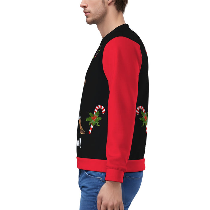 Sweatshirt aus schwerem Fleece mit Allover-Print für Herren