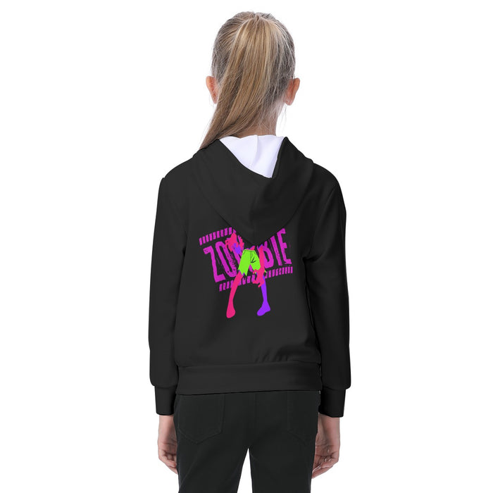 Übergroßer Hoodie für Kinder mit Allover-Print