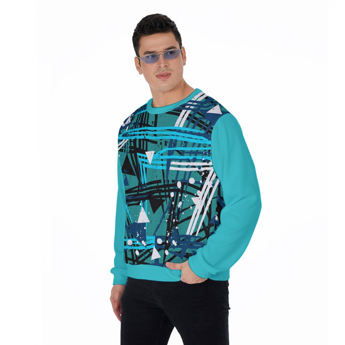 Pullover für Herren mit Allover-Print