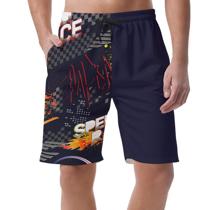 Lässige Shorts für Herren mit Allover-Print