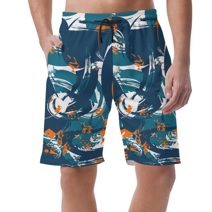 Lässige Shorts für Herren mit Allover-Print