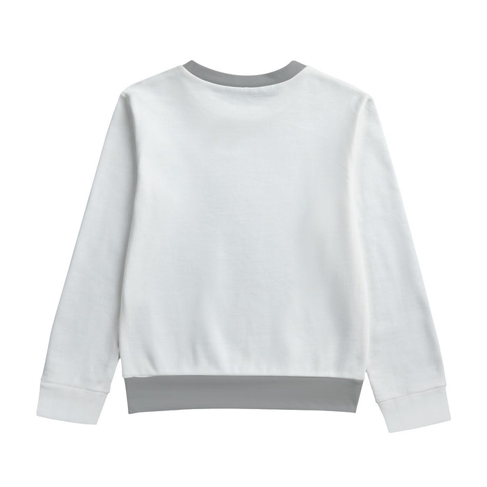 Rundhals-Sweatshirt mit Allover-Print für Kinder | 310 g/m² Baumwolle