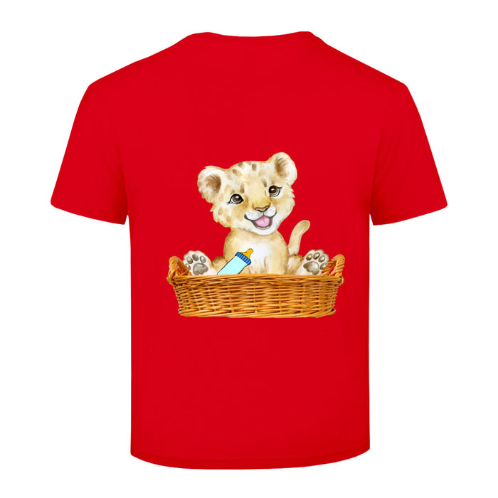 Kinder T-Shirt mit ein Löwen Motiv Design