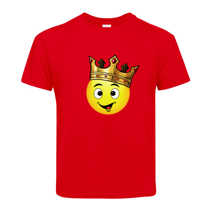 Smiley König  Kinder T-Shirt