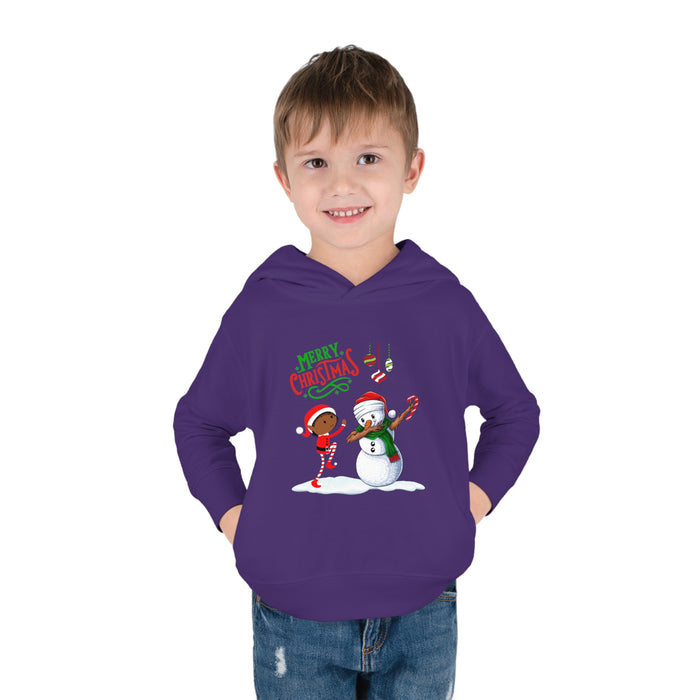 Fleece-Kapuzenpullover für Kleinkinder mit ein Weihnacht Motiv