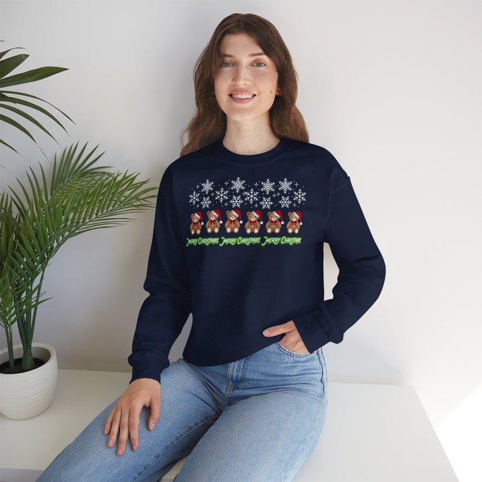 Heavy Blend™ Sweatshirt mit Rundhalsausschnitt, Unisex mit ein Weihnacht Motiv