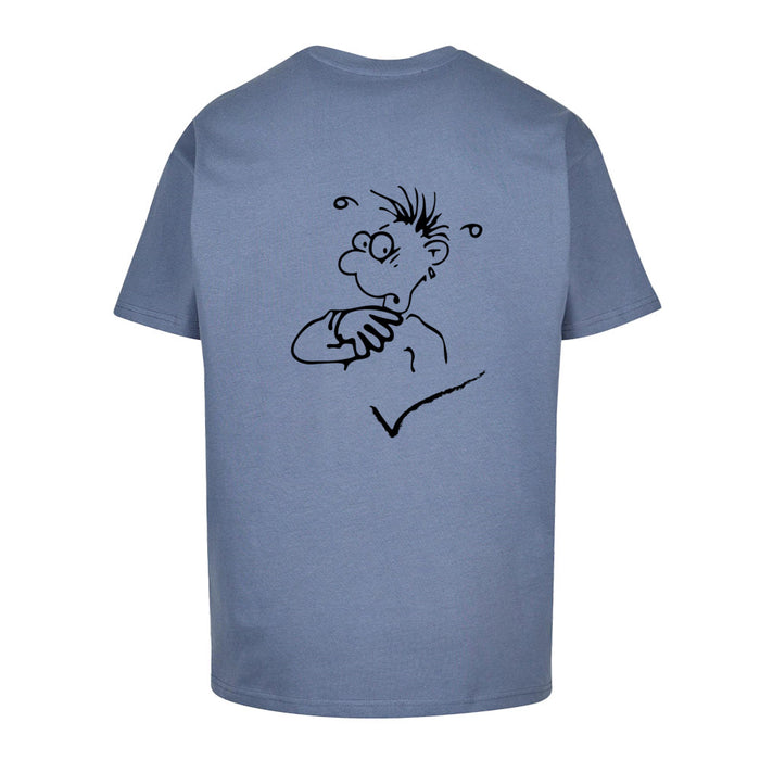 Herren T-Shirt mit ein cooles Strichzeichnung Motiv Design