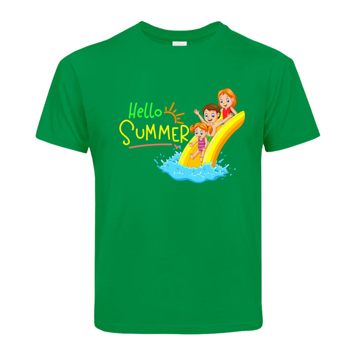 Kinder T-Shirt mit ein Urlaub Motiv Design